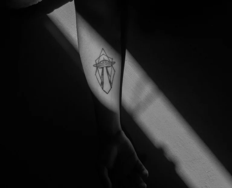 A small star on the arm