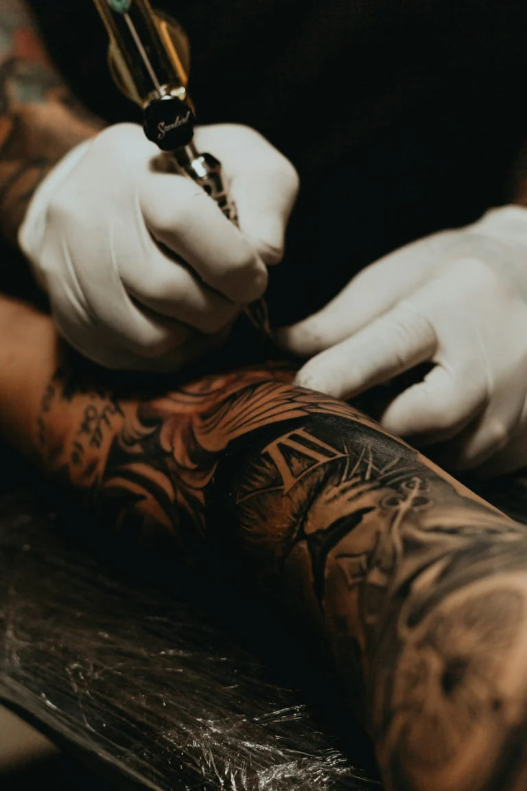 Black and grey realism on a forearm